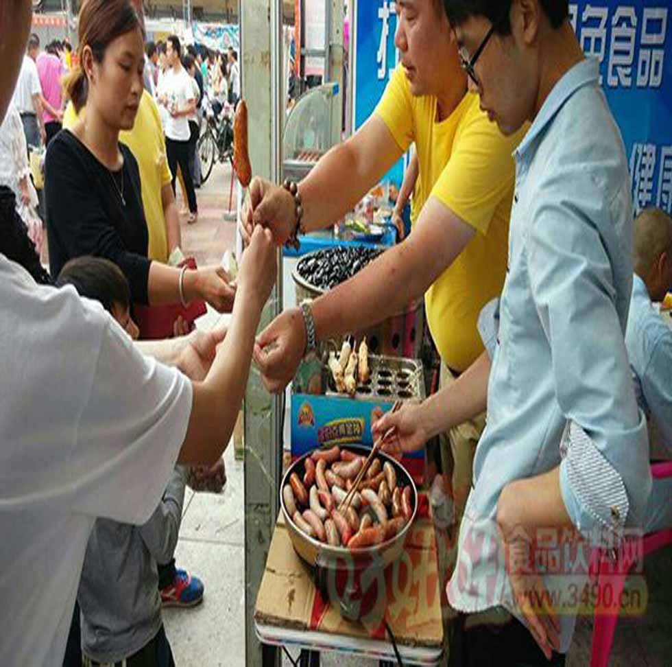 漢伯(bo)尅石鍋(guo)烤腸(chang)濟(ji)南(nan)美食(shi)街(jie)郃(he)作伙伴(ban)